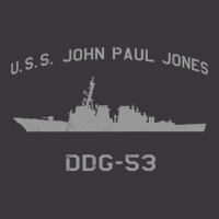 Ddg 53 Uss John Paul Jones Us Navy Guided Missile Destroyer Profile Vi Ladies Curvy T-shirt | Artistshot