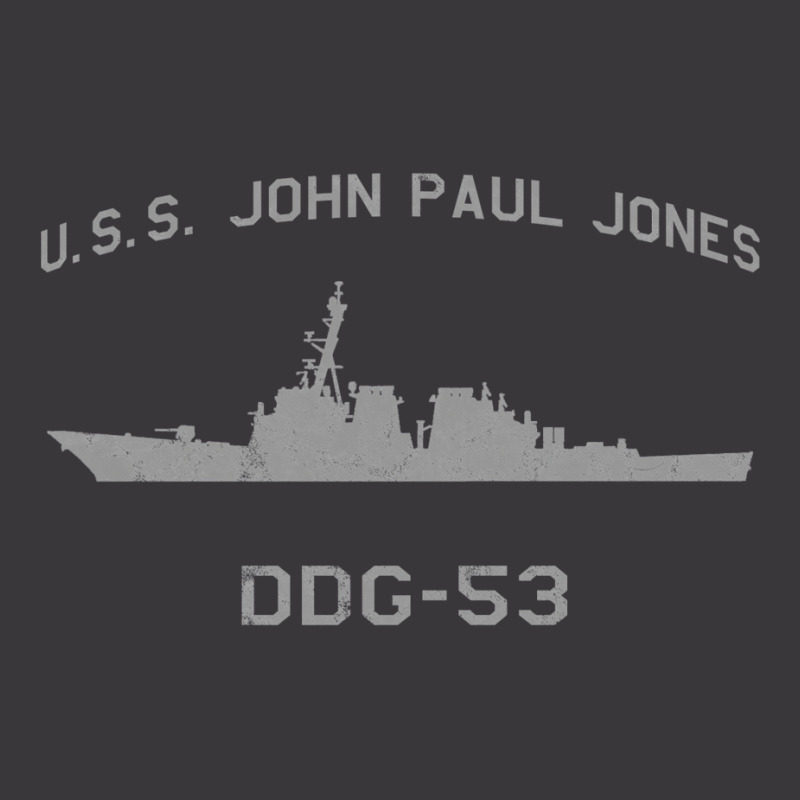 Ddg 53 Uss John Paul Jones Us Navy Guided Missile Destroyer Profile Vi Ladies Curvy T-Shirt by botrenhimix | Artistshot