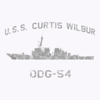 Ddg 54 Uss Curtis Wilbur Us Navy Guided Missile Destroyer Profile Vint Tank Top | Artistshot