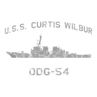 Ddg 54 Uss Curtis Wilbur Us Navy Guided Missile Destroyer Profile Vint Long Sleeve Shirts | Artistshot