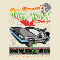 Doc Browns Delorean Time Travel Services Cropped Hoodie | Artistshot