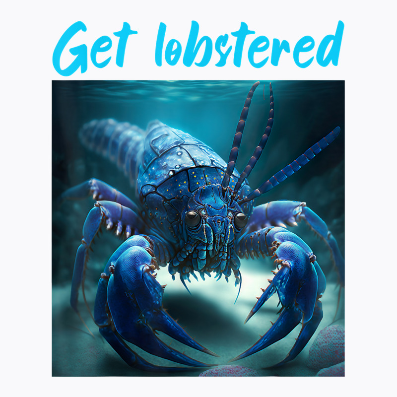 Funny Jumpscare Lobster Meme Blue Crustacean T Shirt T-shirt | Artistshot