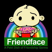 Friendface   A Petri Dish Of Friendship Germs Cropped Sweater | Artistshot