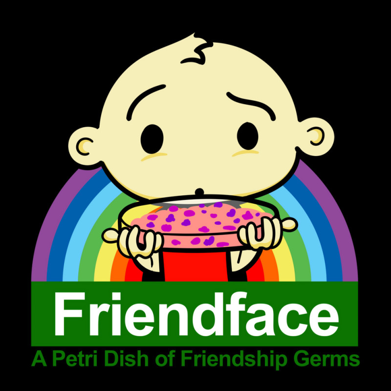 Friendface   A Petri Dish Of Friendship Germs Cropped Sweater by drennfarchal | Artistshot