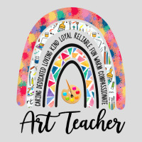 Art Teacher Rainbow Caring Dedicated Loving Vintage T Shirt Men's Polo Shirt | Artistshot