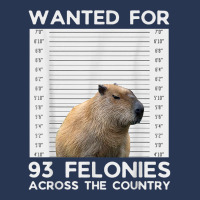 Capybara Mugshot Wanted For 93 Felonies Across The Country T Shirt Men Denim Jacket | Artistshot