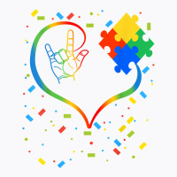 Autism Awareness Special Ed Teacher Asl Sign Language T-shirt | Artistshot