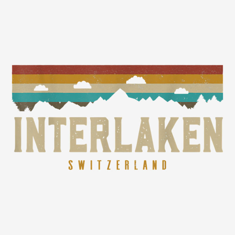 Interlaken Mountains Switzerland Hiking Outdoors Retro T Shirt Adjustable Cap by corrinwpxbilal | Artistshot