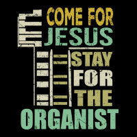 Funny Organist Gift Come For Jesus Men's 3/4 Sleeve Pajama Set | Artistshot