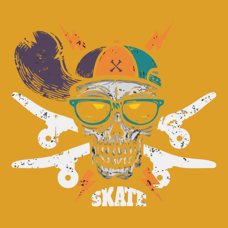 Skateboarding Skull T-shirt | Artistshot