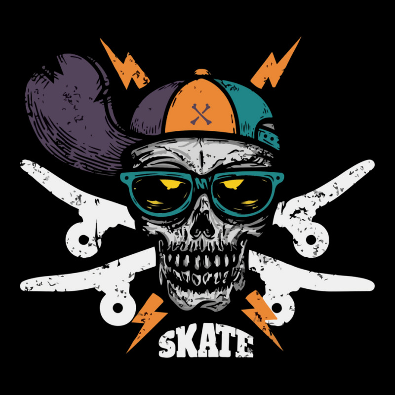 Skateboarding Skull Pocket T-shirt | Artistshot