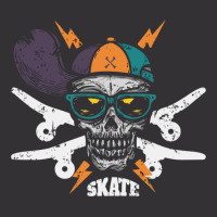 Skateboarding Skull Vintage Hoodie | Artistshot