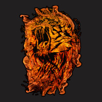 Roaring Fire Lion 1 T-shirt | Artistshot