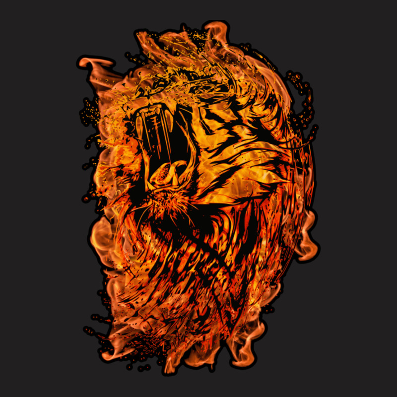 Roaring Fire Lion 1 T-shirt | Artistshot