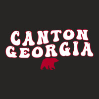 Artistshot Limited Edition Canton Canton Georgia Bear Ga Georgia Mount Ladies Fitted T-shirt | Artistshot