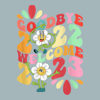 Goodbye 2022 Hello 2023 Welcome Cat Rabbit Year Art On Back T Shirt Unisex Sherpa-lined Denim Jacket | Artistshot