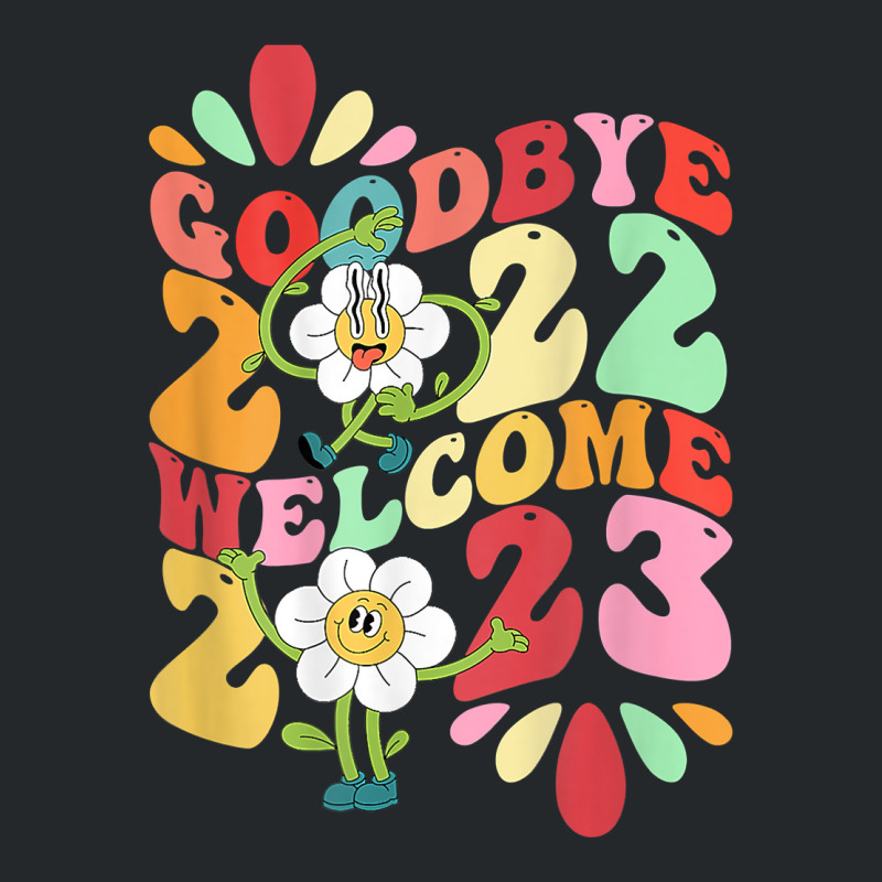 Goodbye 2022 Hello 2023 Welcome Cat Rabbit Year Art On Back T Shirt Crewneck Sweatshirt | Artistshot