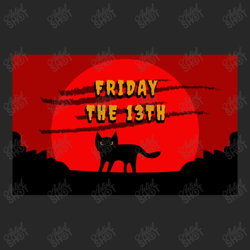 Flat Illustration Friday The 13th With Black Cat. Background Design, W Women's Pajamas Set by BahriStudio | Artistshot