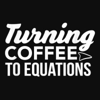 Joyable Equations On Coffee Saying T Shirt Crop Top | Artistshot