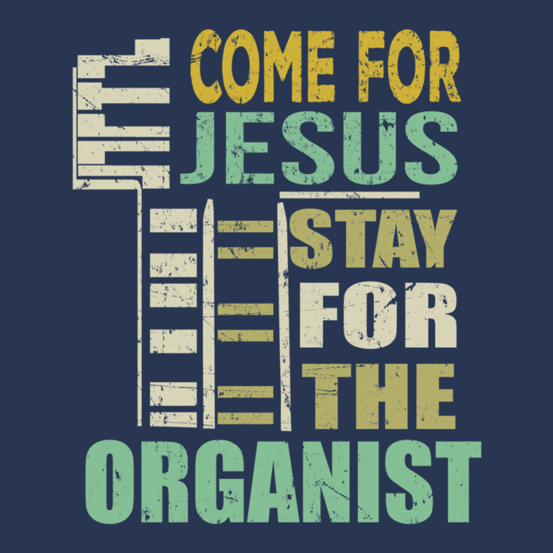 Funny Organist Gift Come For Jesus Ladies Denim Jacket by MichaelGatineau | Artistshot