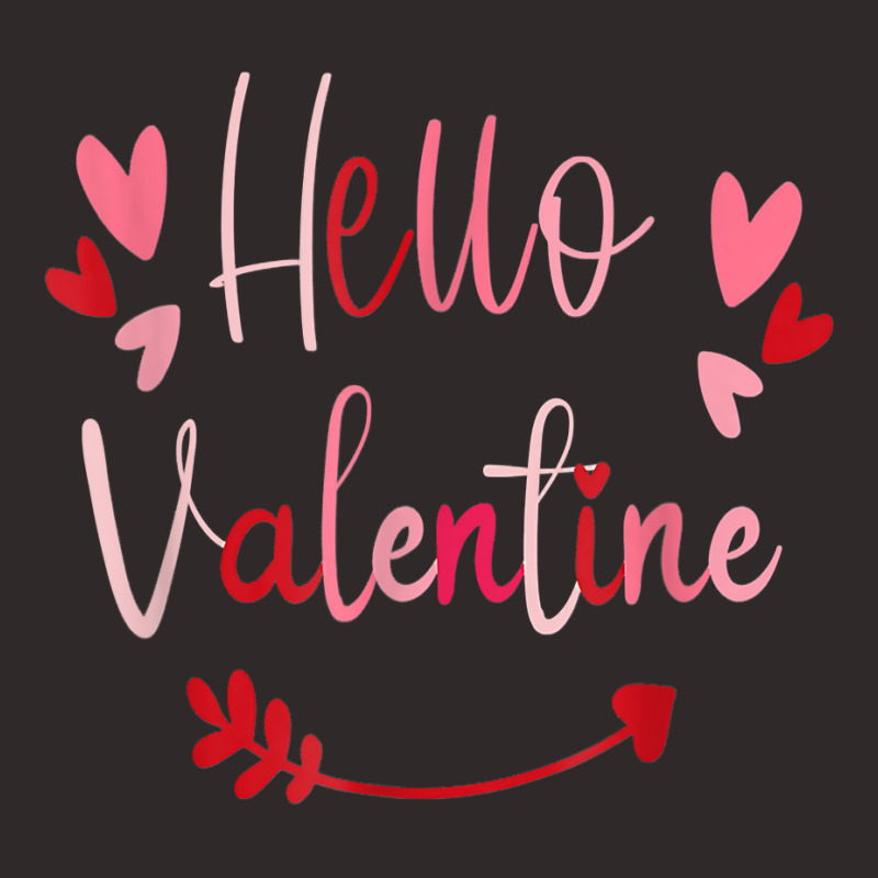 Hello Valentine 2023 Valentine Graphic Designs Valentine Tee T Shirt Racerback Tank by latodorjnb | Artistshot