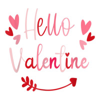 Hello Valentine 2023 Valentine Graphic Designs Valentine Tee T Shirt Maternity Scoop Neck T-shirt | Artistshot