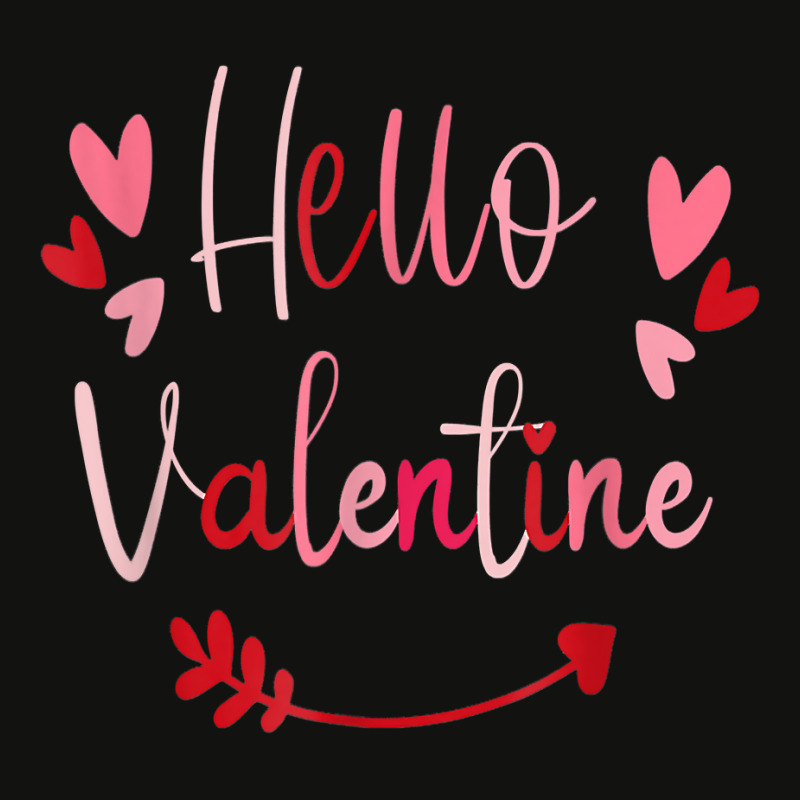 Hello Valentine 2023 Valentine Graphic Designs Valentine Tee T Shirt Scorecard Crop Tee by latodorjnb | Artistshot