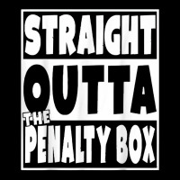 Ice. Hockey Player Gift Straight Outta The Penalty Box T Shirt Adjustable Cap | Artistshot