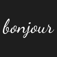 Bonjour T Shirt French Language Saying Teacher Student Classic T-shirt | Artistshot