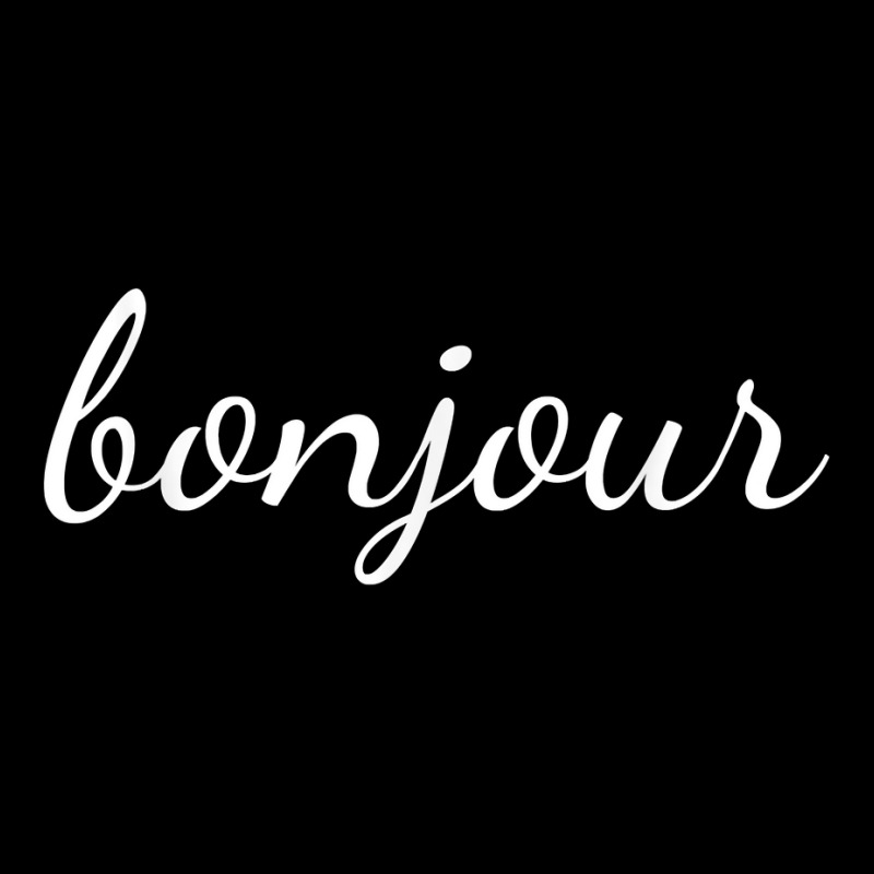 Bonjour T Shirt French Language Saying Teacher Student Lightweight Hoodie by tamkyfashions | Artistshot