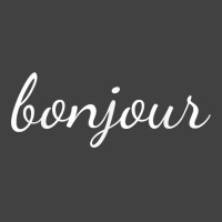 Bonjour T Shirt French Language Saying Teacher Student Vintage T-shirt | Artistshot