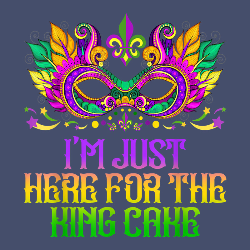 I'm Just Here For Mardi Gras King Cake Funny Carnival Party T Shirt Vintage Short | Artistshot