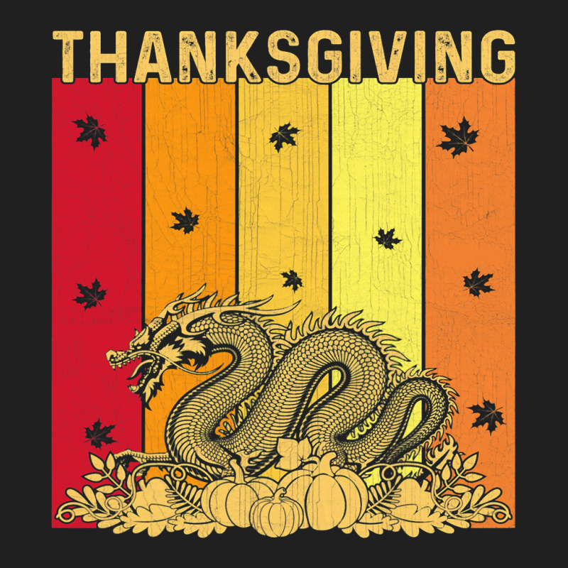 Thanksgiving Retro Dragon Matching Family Pajamas Ladies Polo Shirt by AURRADILLARD | Artistshot