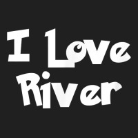 I Love River Puppy Dog T Shirt Ladies Polo Shirt | Artistshot