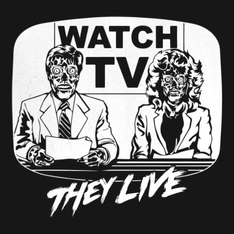 Watch Tv   They Live   Side Flannel Shirt | Artistshot