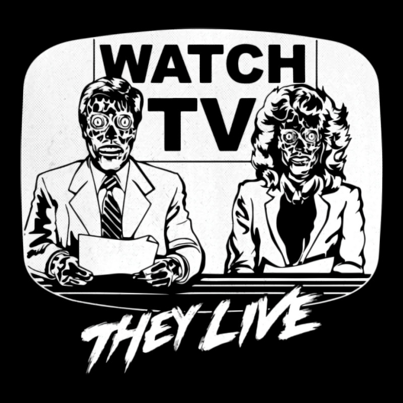 Watch Tv   They Live   Side Men's 3/4 Sleeve Pajama Set | Artistshot