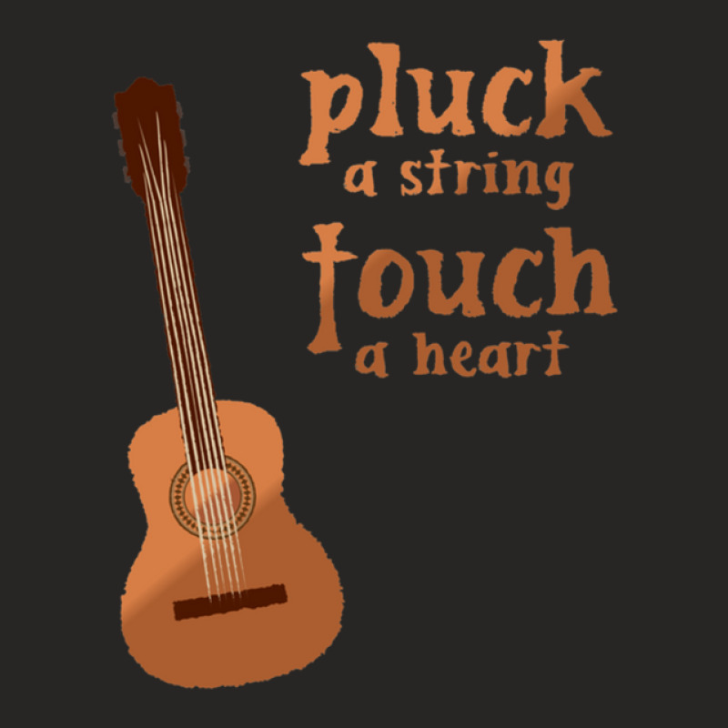 Pluck A String Ladies Fitted T-Shirt by AaronHalverson | Artistshot