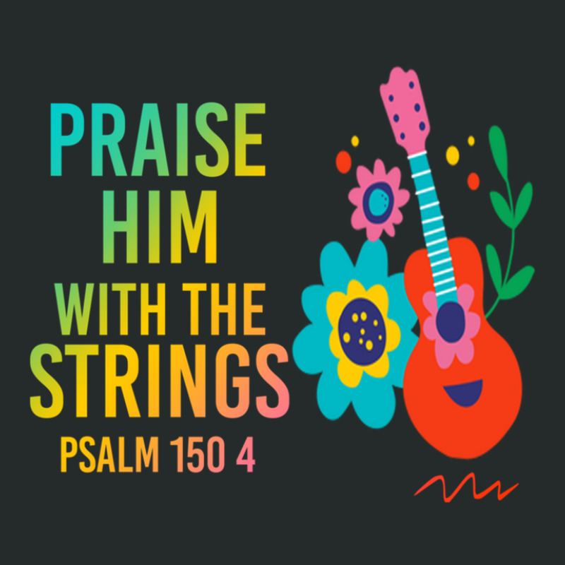 Praise Him With The Strings - Christian Gift Women's Triblend Scoop T-shirt by AaronHalverson | Artistshot