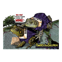 American Bullfrog Choral Aggressions Crop Top | Artistshot