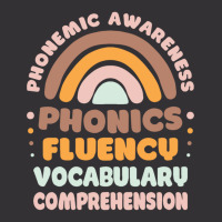 Phonemic Awareness Phonics Fluency Vocabulary Comprehension Pullover H Vintage Hoodie | Artistshot