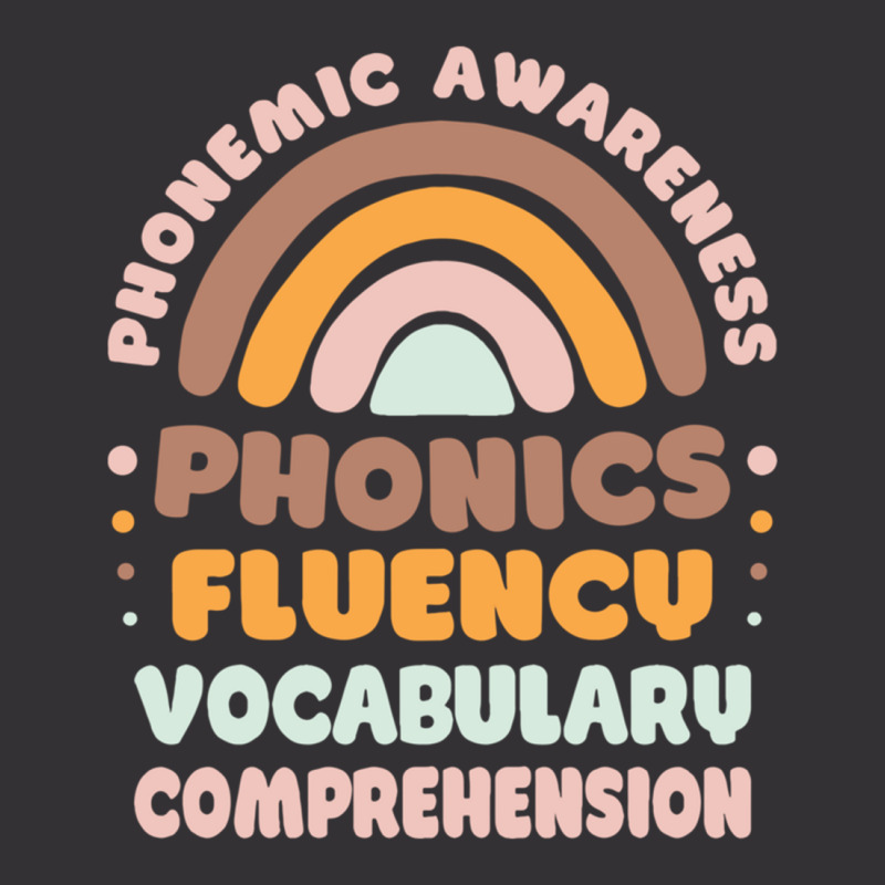 Phonemic Awareness Phonics Fluency Vocabulary Comprehension Pullover H Vintage Hoodie | Artistshot