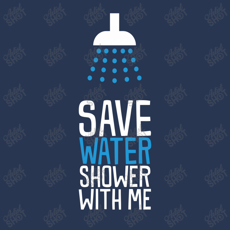 Funny Save Water Shower With Me Men Denim Jacket | Artistshot