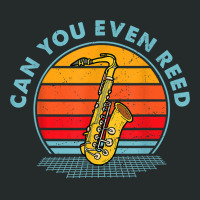 Can You Even Reed Saxophone Musical Notes   Sax Musician T Shirt Women's Triblend Scoop T-shirt | Artistshot