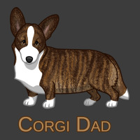 Black Tan Brindle Cardigan Welsh Corgi Dad Dog Lover Gift Long Sleeve Men's Polo Shirt | Artistshot