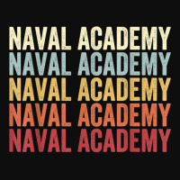 Naval Academy Maryland Naval Academy Md Retro Vintage Text T Shirt Crop Top | Artistshot