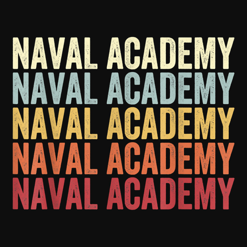 Naval Academy Maryland Naval Academy Md Retro Vintage Text T Shirt Crop Top by annalfreddr3 | Artistshot