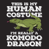 This Is My Human Costume Im Really A Komodo Dragon Funny Vintage Cap | Artistshot