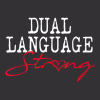 Dual Language Strong School Shirt Bilingual Teacher Gift Vintage Hoodie | Artistshot