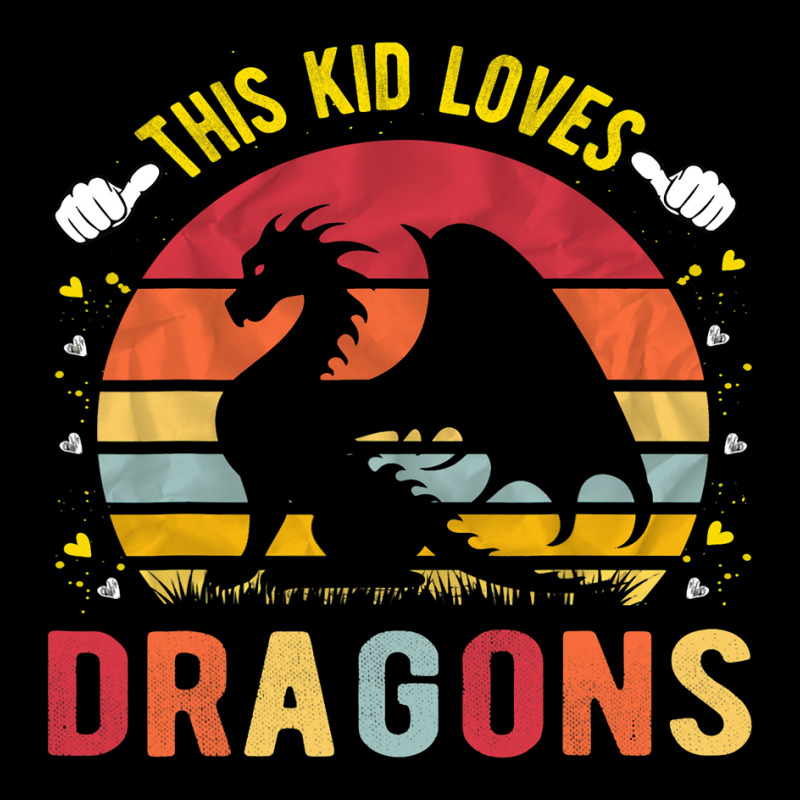 This Kid Loves Dragons Boys And Girls Dragon Gift Adjustable Cap by AURRADILLARD | Artistshot