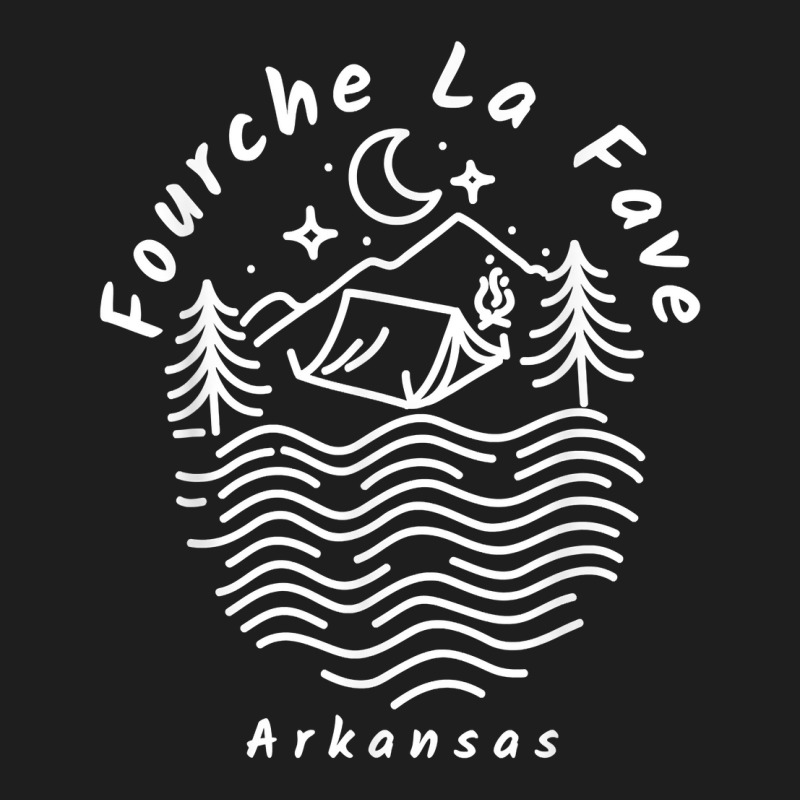 Fourche La Fave River Arkansas T Shirt Classic T-shirt by omano | Artistshot